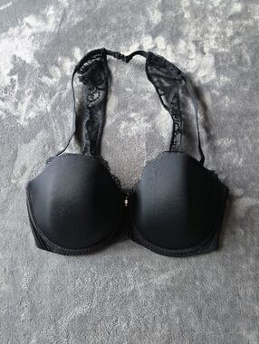 Marie Jo Black Lace Back Bra Size 34 D